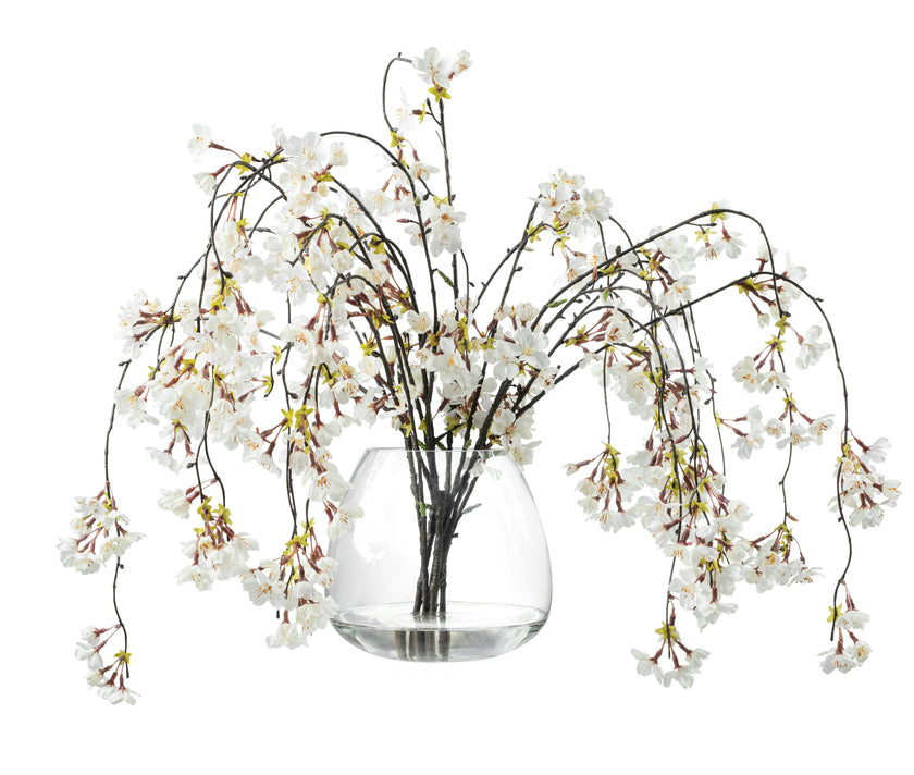 DH Cherry Blossom Glass Vase