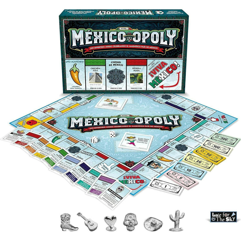 Mexico-Opoly Spanish Board Game