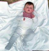 Velour Bib Girls Long Sleeve Footie