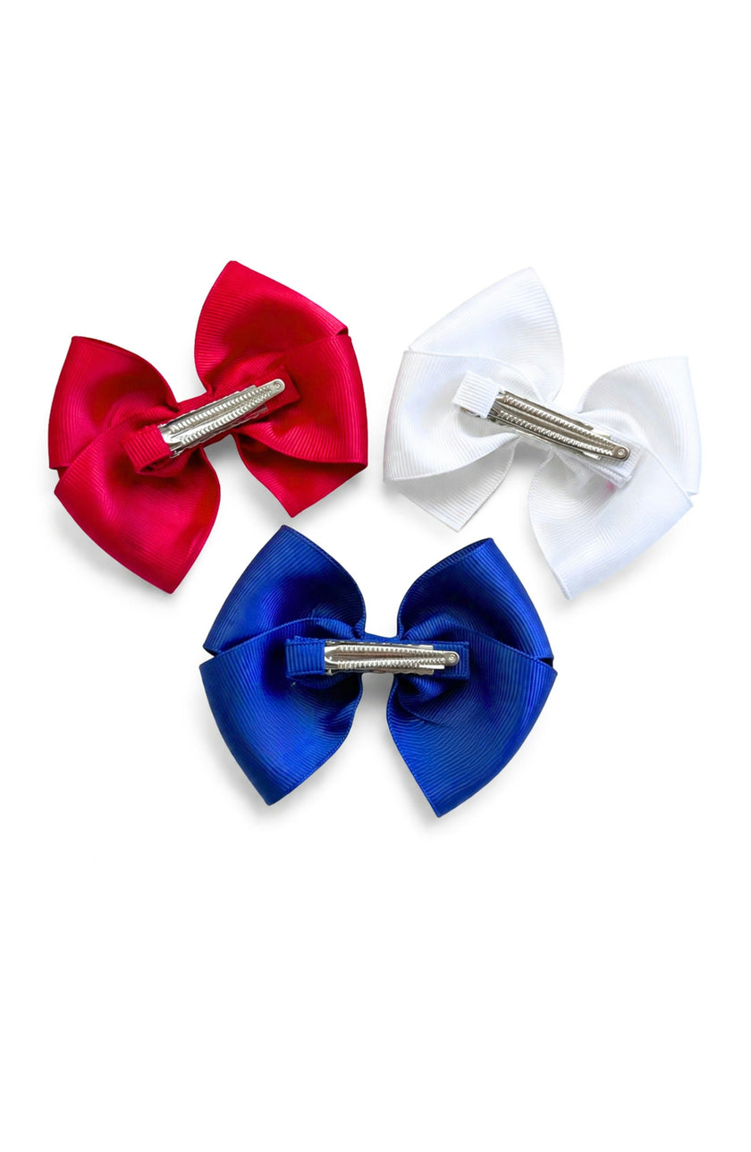 Firecracker Summer Hair Bow Set