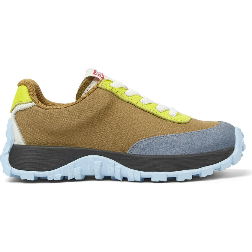 Kids Drift Trail Leather & Nubuck Vintage Twins Sneakers, Brown
