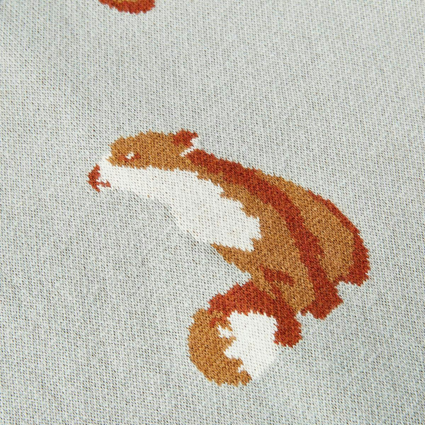 Knitted Birdseye Jacquard Sweatpants