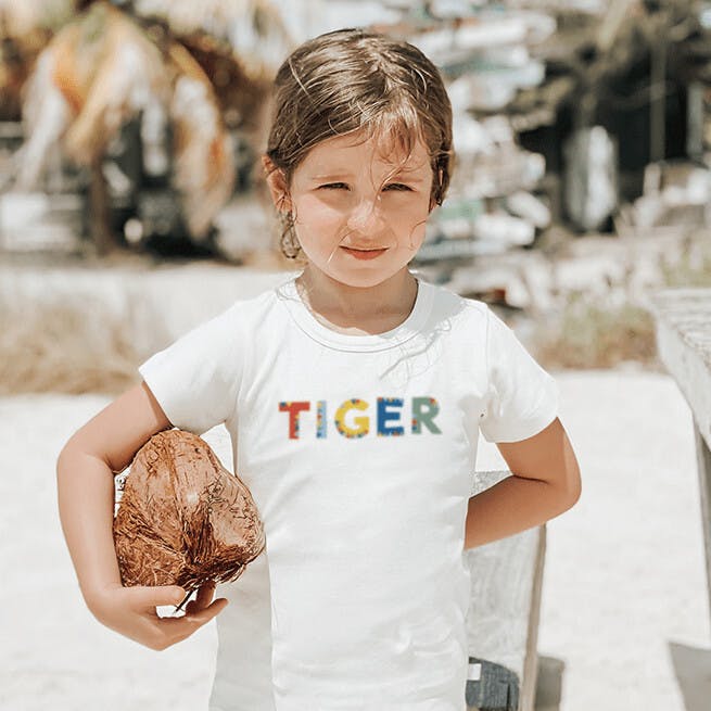 graphic tee | tiger
