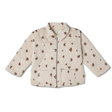 Organic Quilted Corduroy Zipper Jacket