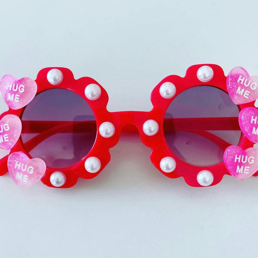 Hug Me Red Cami Flower Sunnies