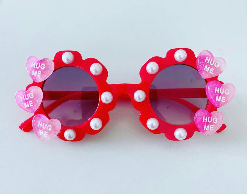 Hug Me Red Cami Flower Sunnies