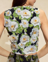 Cornelia Flower Appliques Top