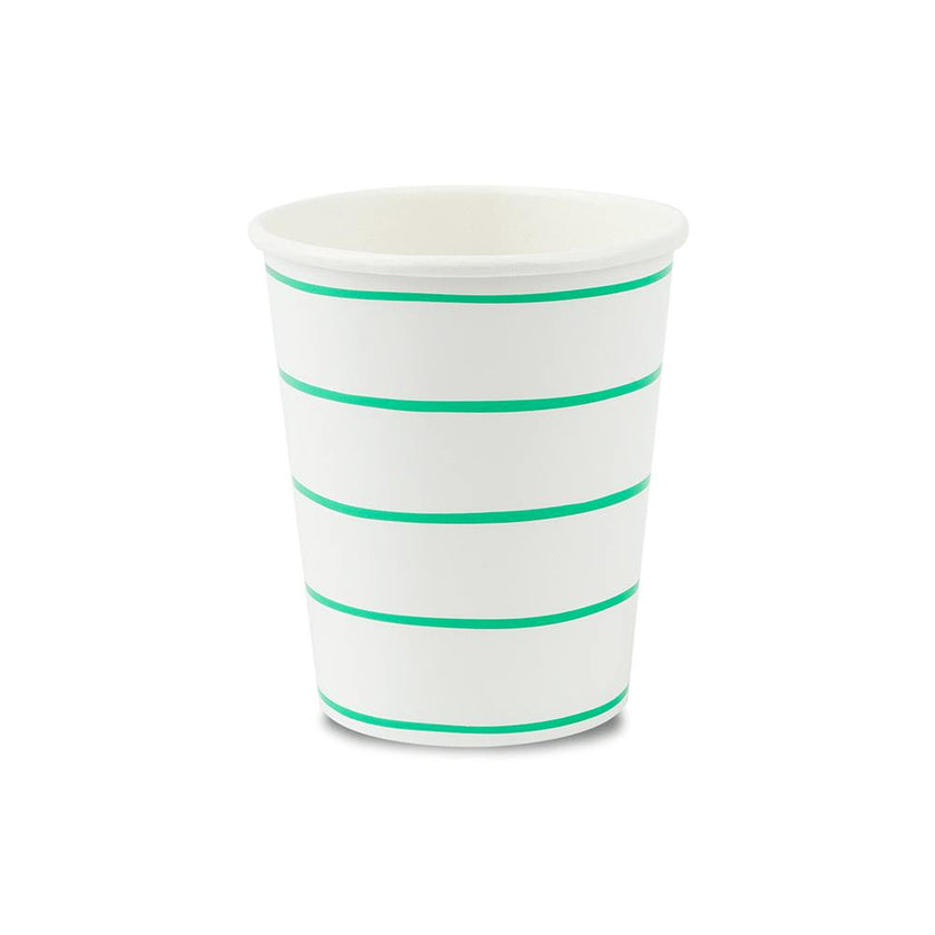 Clover Frenchie Striped 9 oz Cups