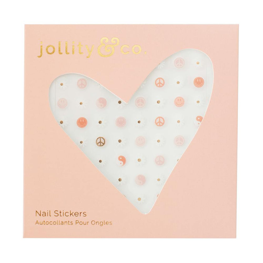 Peace & Love Nail Stickers