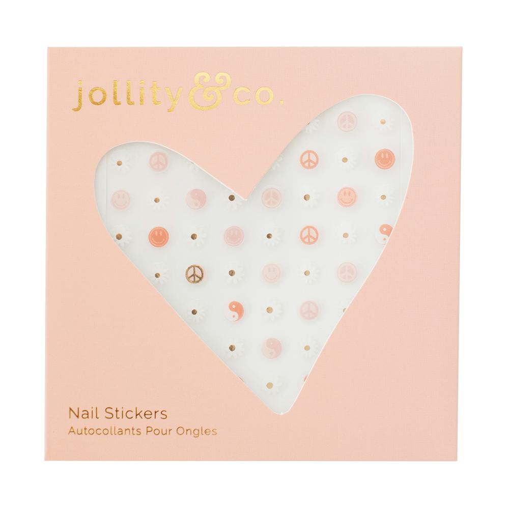 Peace & Love Nail Stickers