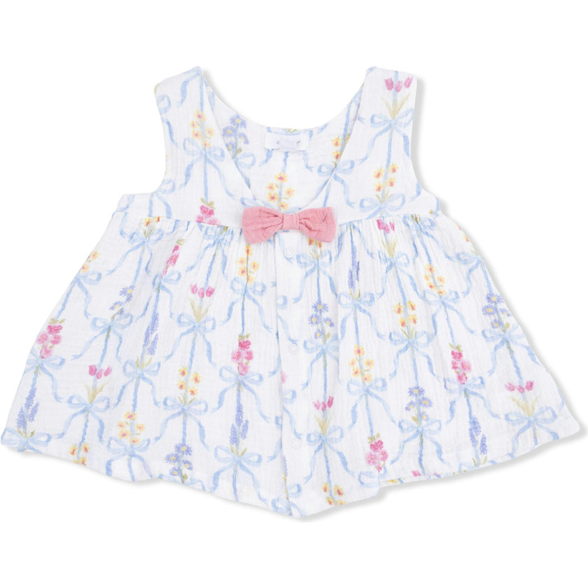 Ribbon Bouquets - Dress with Bow and Bloomer with Large Bow Set