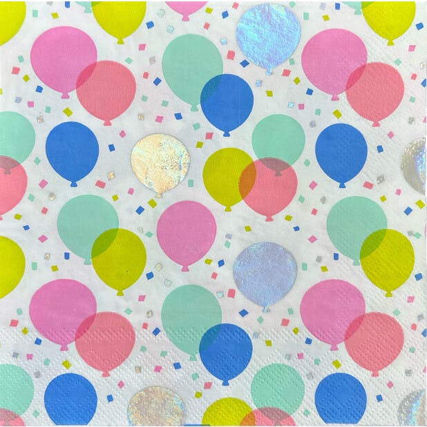 It's A Birthday Balloon Large Napkins