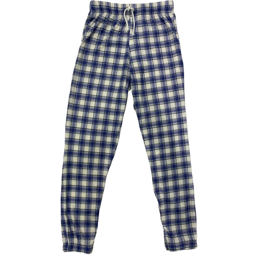 Blue Plaid Joggers, Prints