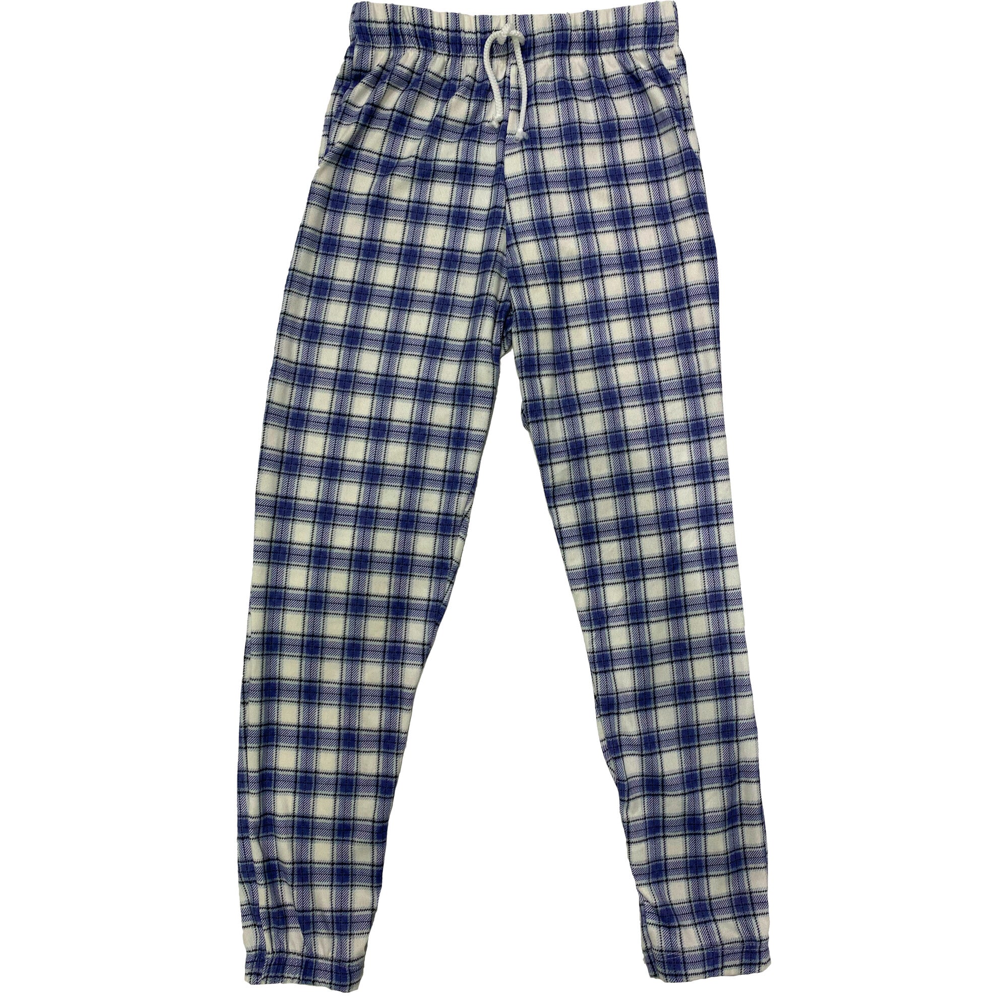 Blue Plaid Joggers, Prints