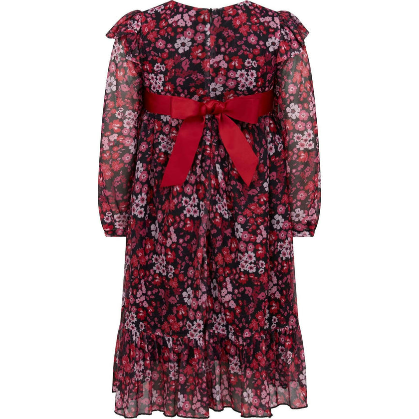 Chloe Winter Floral Party Dress