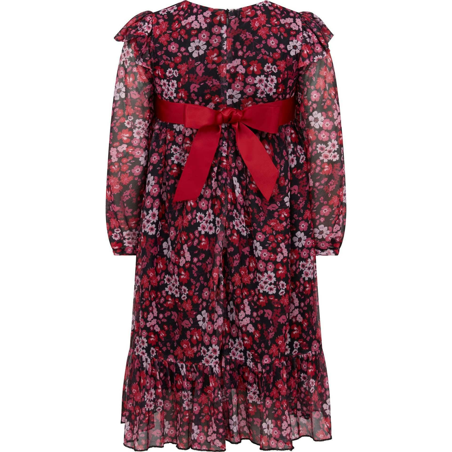Chloe Winter Floral Party Dress