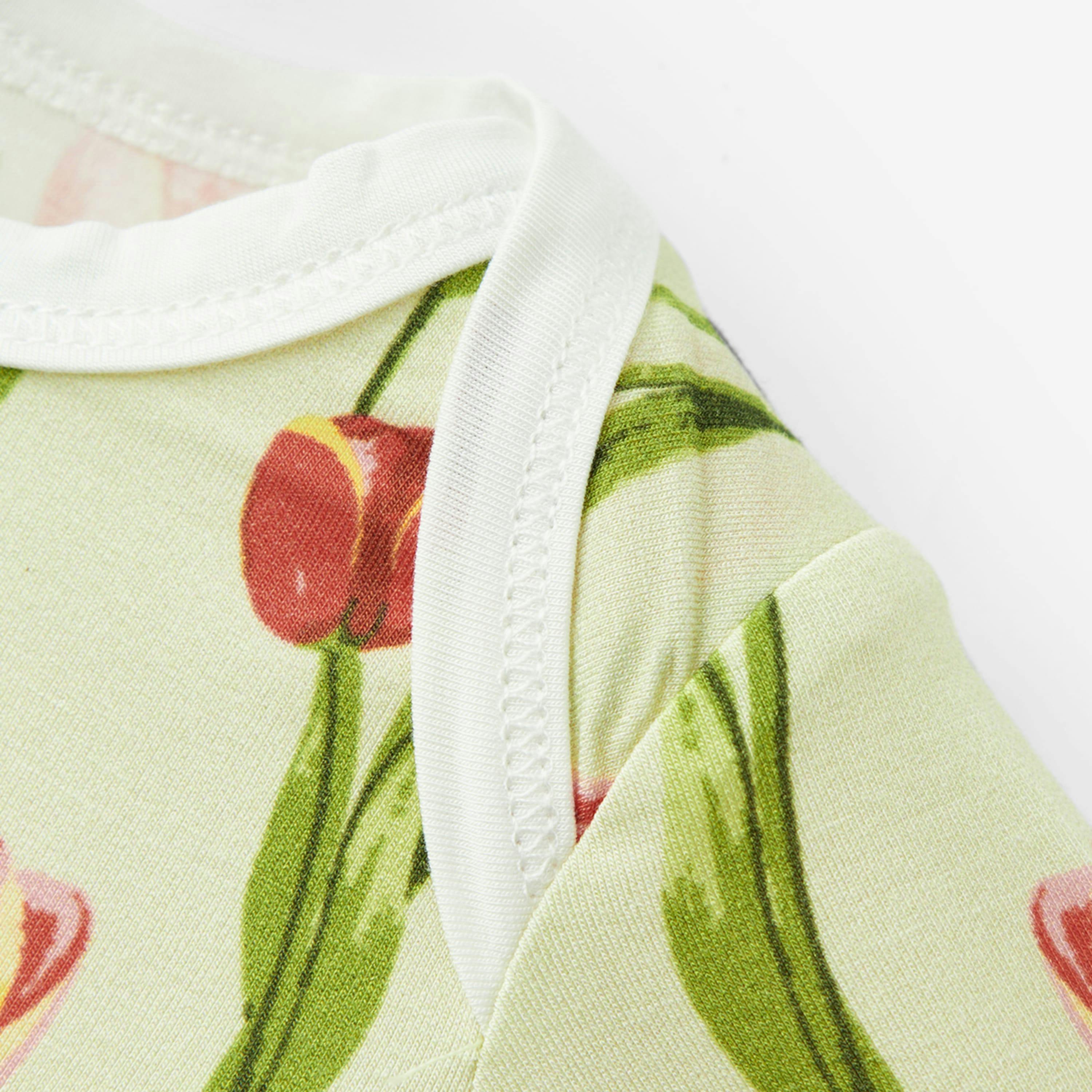 Tulip Luxe Stretch Newborn Gown & Hat Set