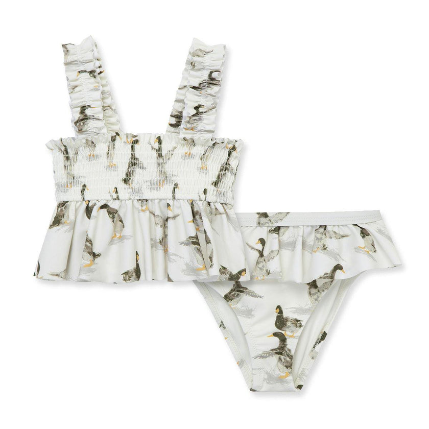 Duck Ruffle Two Piece Swimsuit
