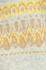 Salida Brushed Fairisle Sweater in Snowdrift