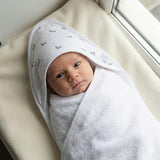 Little Gray Rabbit Pima Hooded Towel