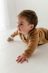 Knit Cardigan in Giraffe