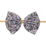 Mardi Gras Tulle Bow Baby Headband