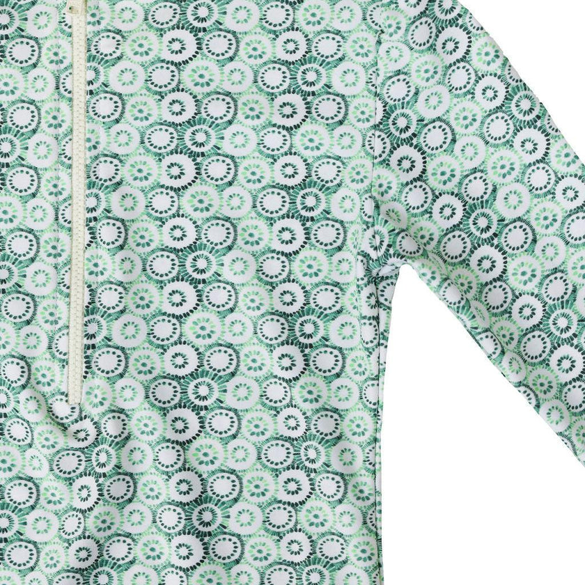 Rebecca Surf Suit Jellyfish Print Mint Sage
