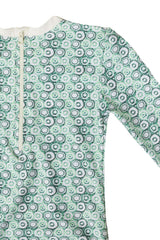 Rebecca Surf Suit Jellyfish Print Mint Sage