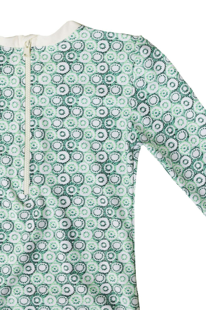 Rebecca Surf Suit Jellyfish Print Mint Sage