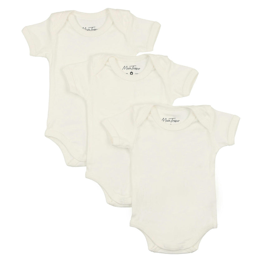 Short Sleeve Modal Onesie 3 Pack