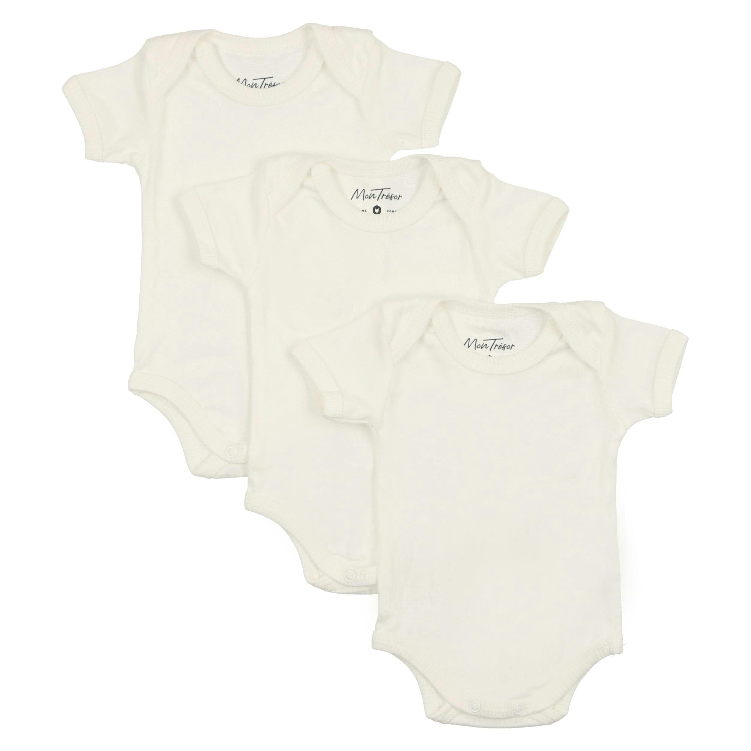 Short Sleeve Modal Onesie 3 Pack