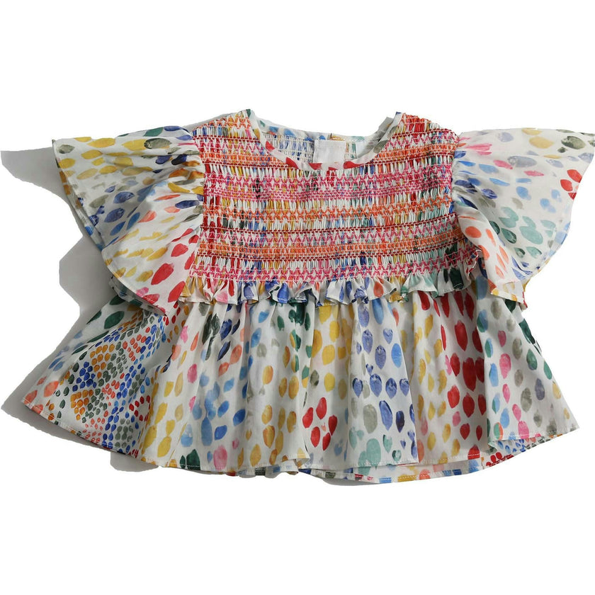 BABY SOFIA SMOCKED BLOUSE