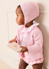 Catherine Gingham Button Detail Bloomers in Pink (3mths-2yrs)