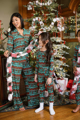 So Soft Pajama Set in Alpine Noel