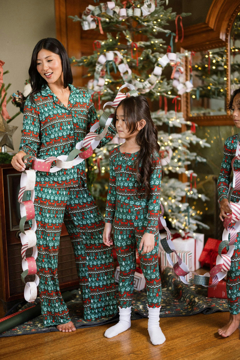 So Soft Pajama Set in Alpine Noel