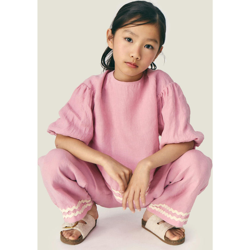 Mipounet SS26 Isaline Linen, Pink