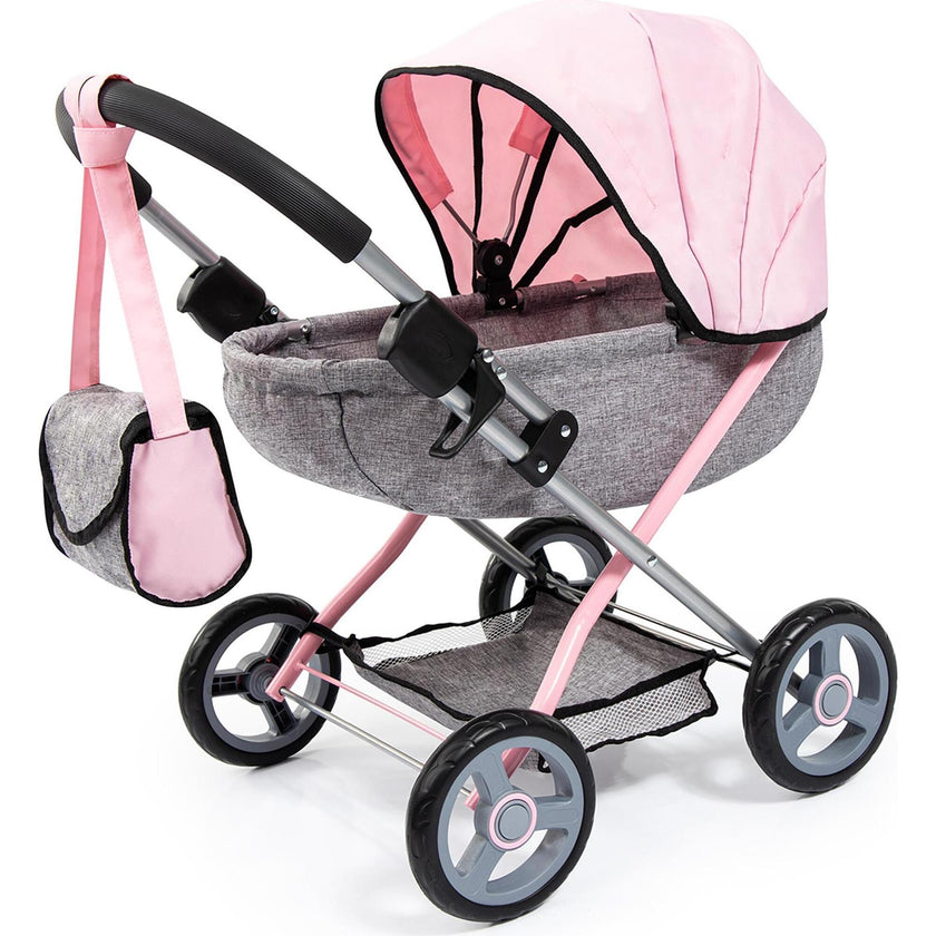4-in-1 Toy Baby Doll Pram Stroller Cosy Set