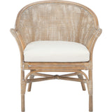 Dustin Rattan Accent Chair with Cushion