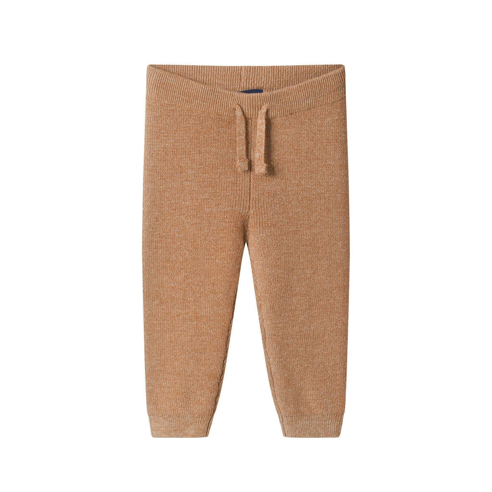 Infant Boys Hooded Sweater Knit Set | Thanksgiving Patches - Beige