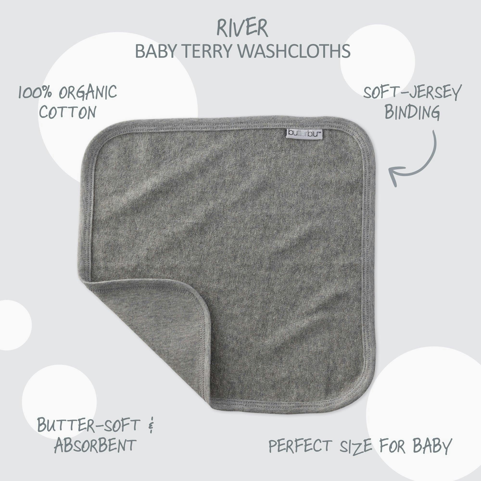 RIVER 10-Pack Washcloths
