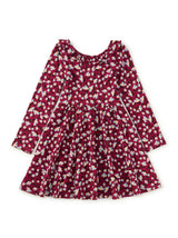 Ruffle Collar Ballet Dress, Berryfield Floral