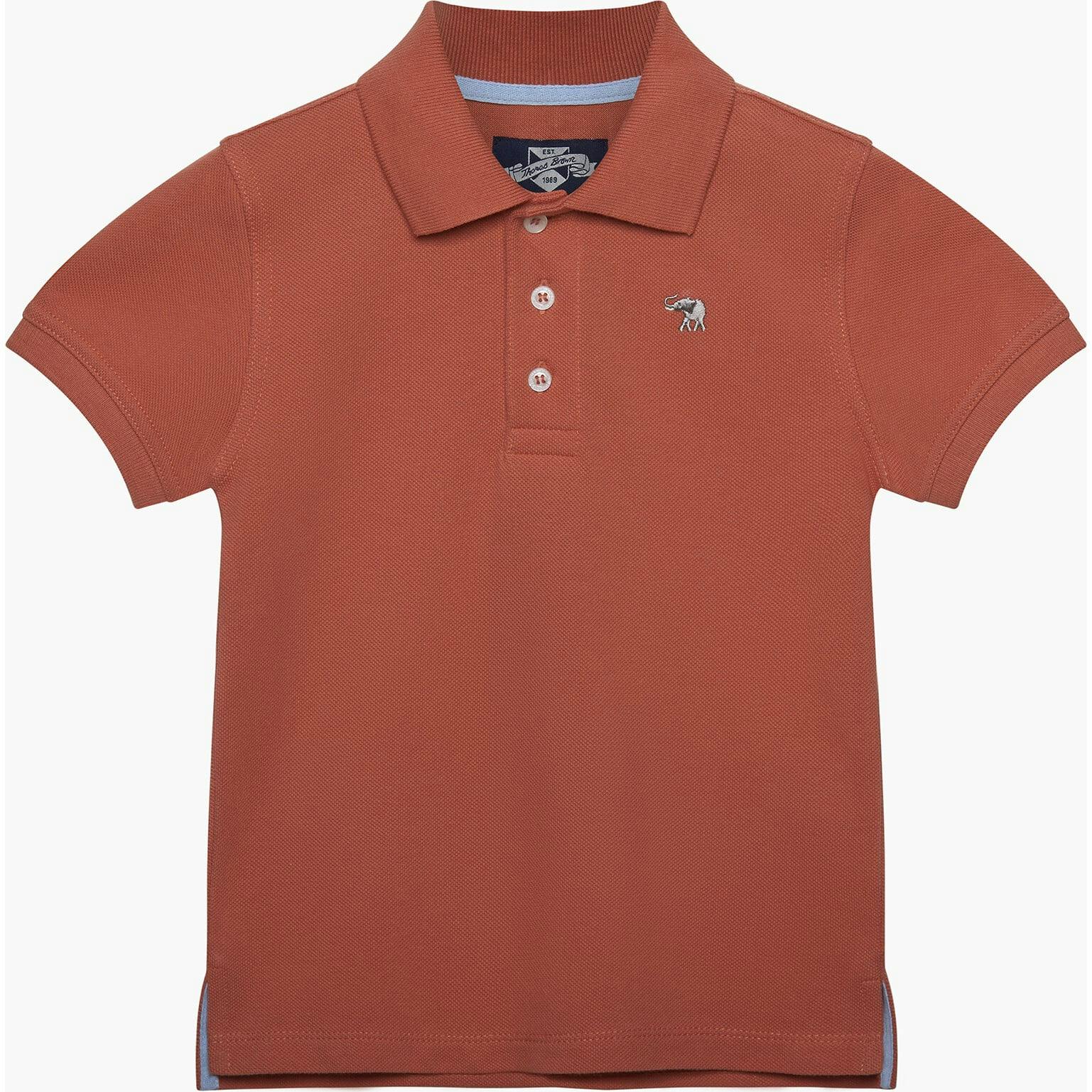 Harry Piqué Polo in Navy