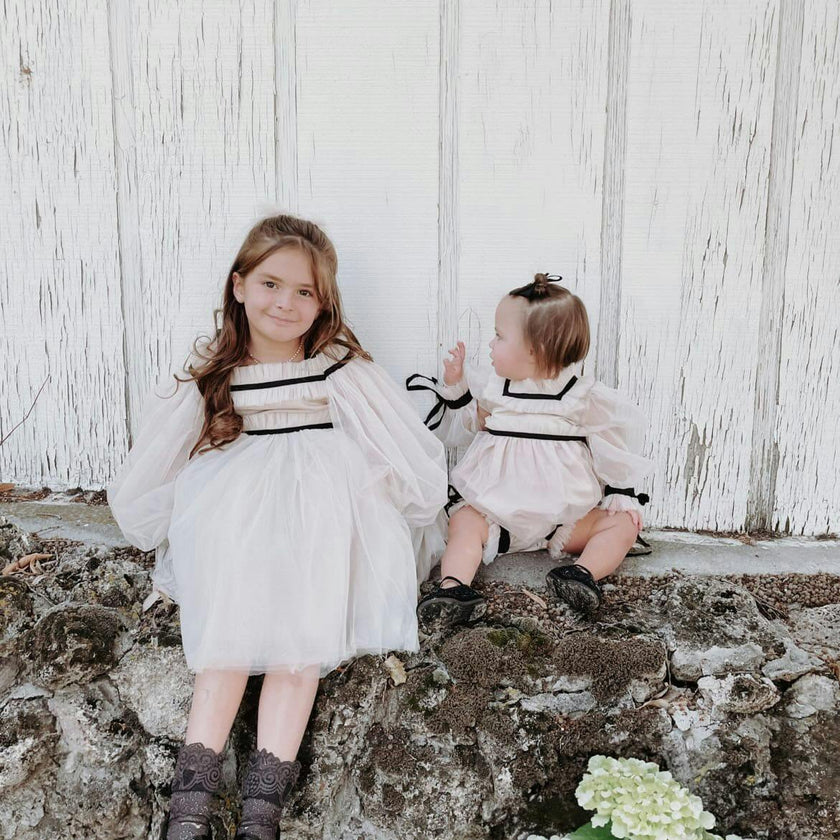 Coco-Caramel Tulle Dress