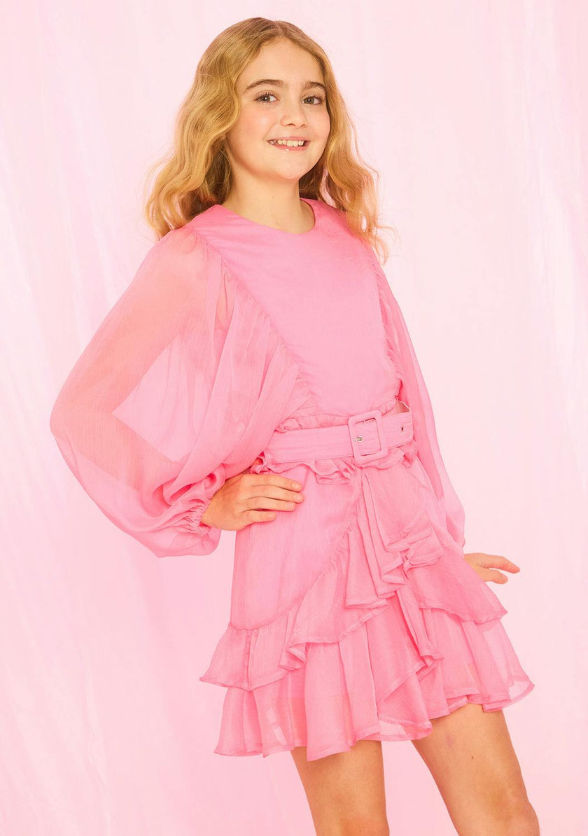 Soleil Frill Mini Dress