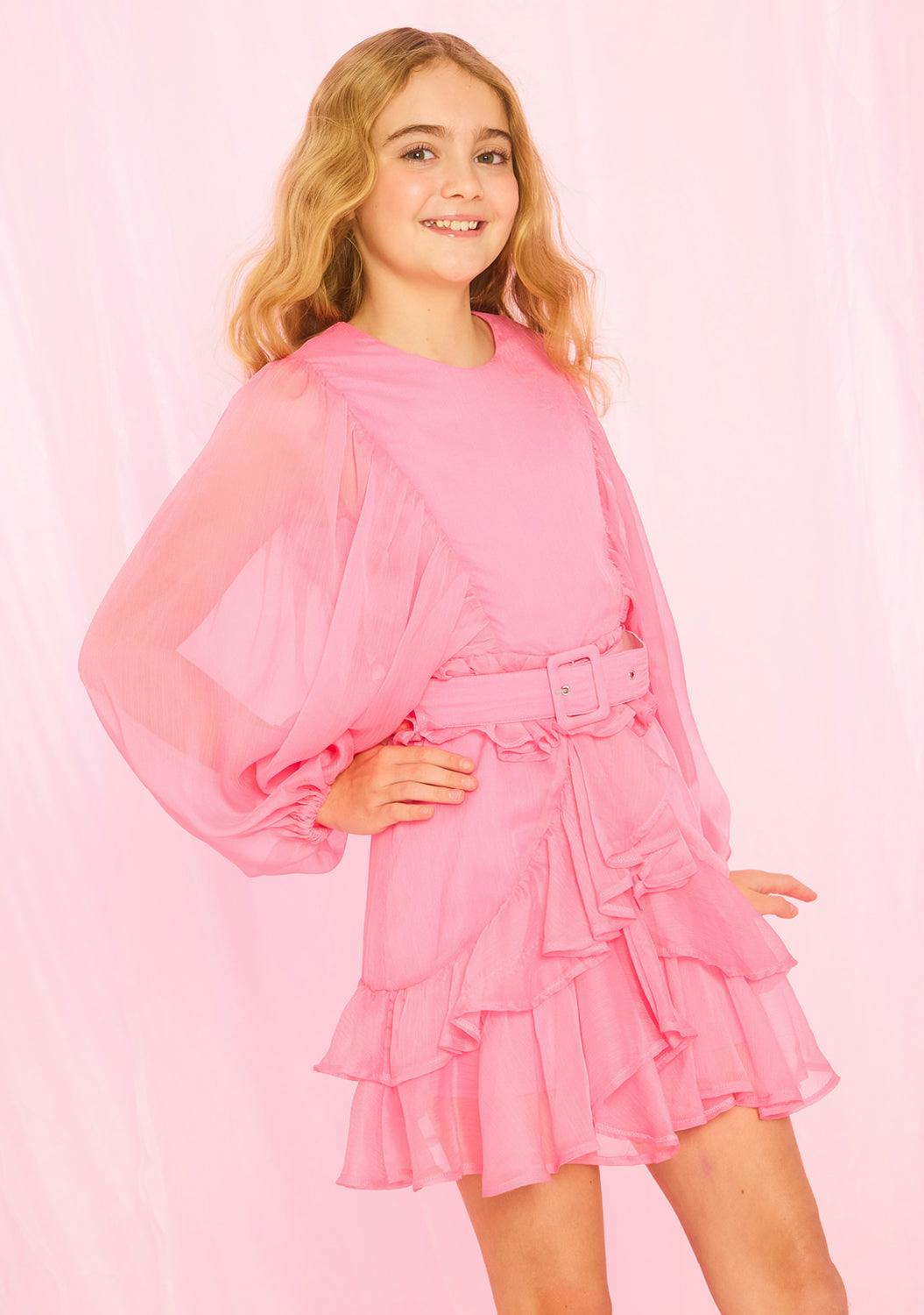 Soleil Frill Mini Dress