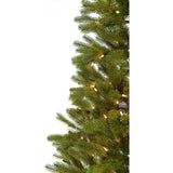 6-Foot Pre-Lit PE Half Tree with Stand