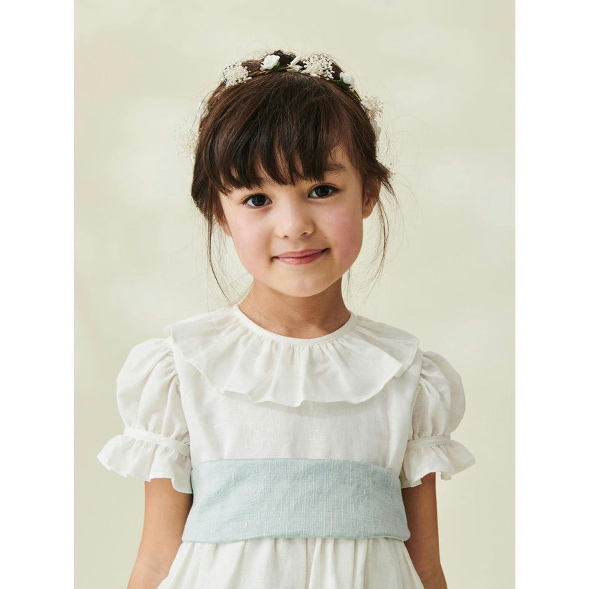 Vega Ceremony Dress with Silk Sash