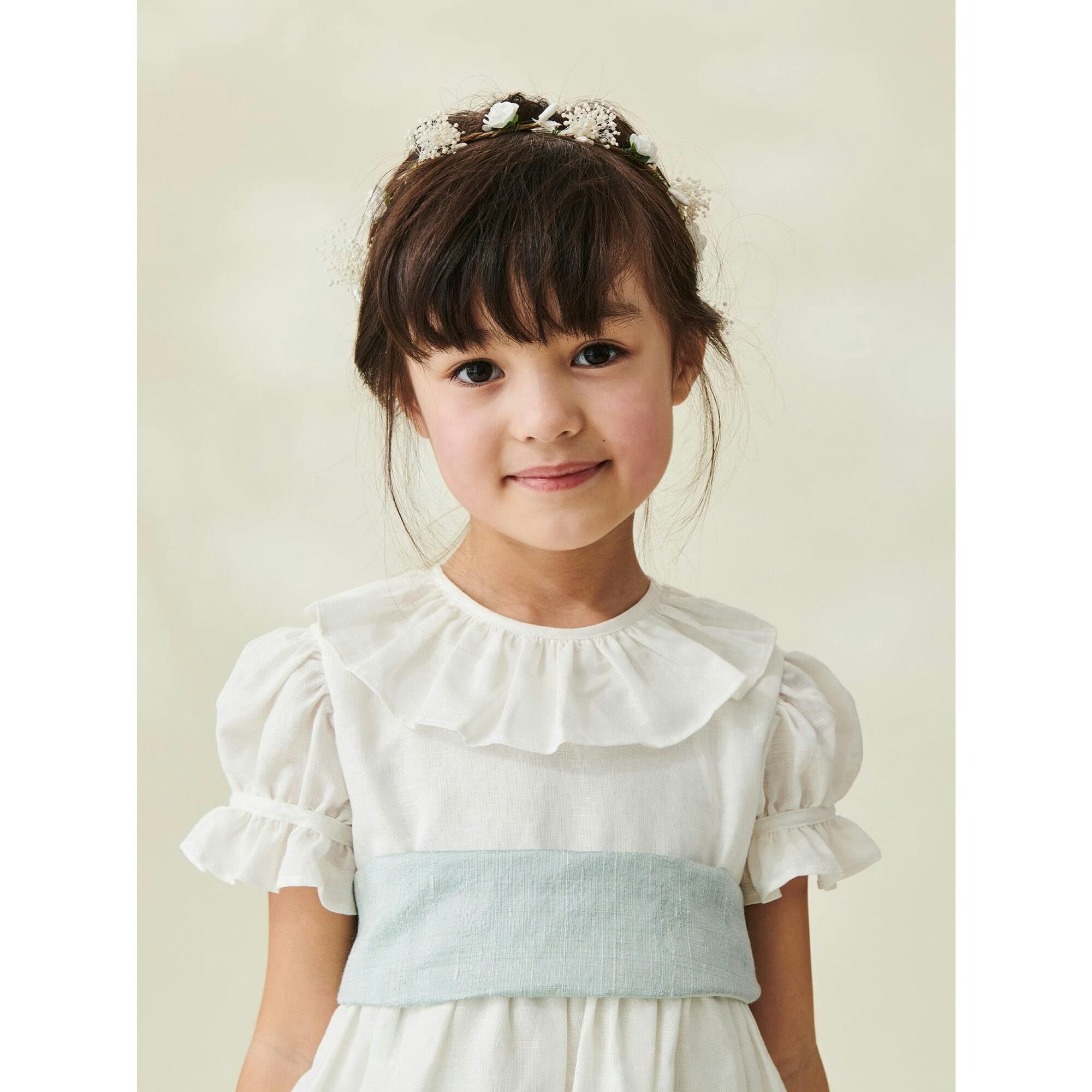 Vega Ceremony Dress with Silk Sash