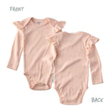 ASHLEY 10-Pack Long Sleeve Ruffle Bodysuits