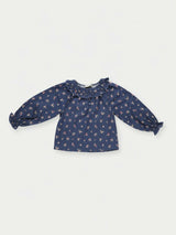 Cécile Blouse - Ditsy Bouquet Navy